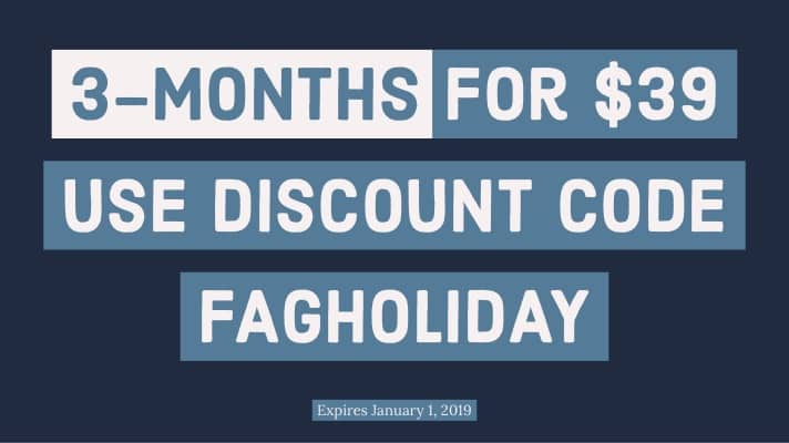 $39 for three months extended!